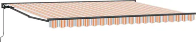 Zdjęcie produktu dla Rama markizy Niebieski i Pomarańczowy 450 × 300 cm