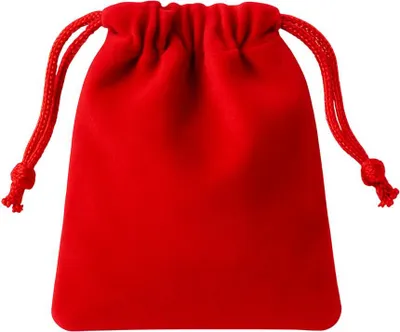 Produktbild von Eleganter roter Samtbeutel 7x9cm für Geschenke KP38475