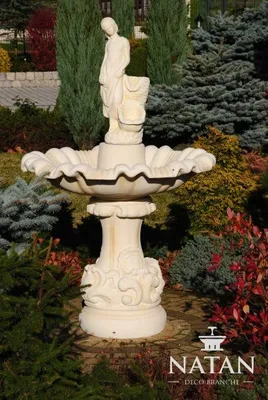 Image de Fontaine décorative Fontaine sculpture Décoration Jardin Fontaine 157cm Nouveau