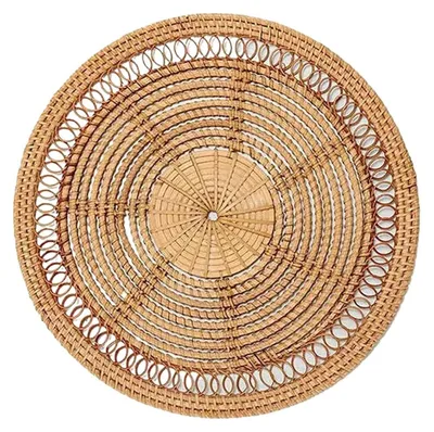 Immagine prodotto di Decorazione da parete in rattan intrecciato, ideale per la casa