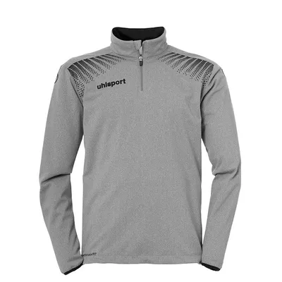 Produktbild von Uhlsport GOAL 1/4 ZIP TOP 128 dark grey melange/schwarz