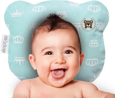 Produktbild von Sei Design Baby Kopfkissen Bärchen 21x25 Mikrofaser 1-8 Monate
