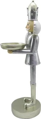 Immagine prodotto di Clayre & Eef Schiaccianoci 40 cm plastica bianca color argento