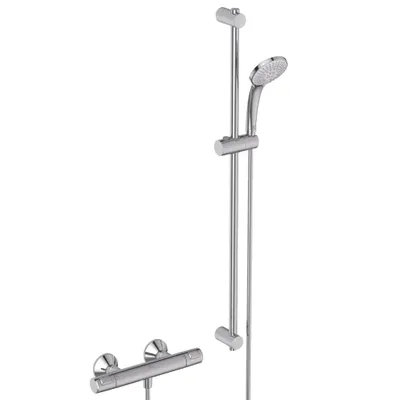 Immagine prodotto di Ideal Standard Ceratherm T25 Combiné de douche avec thermostat de douche, hauteur 900mm, chrome, A7204AA, A7204AA