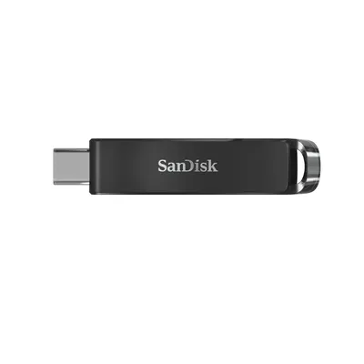 Zdjęcie produktu dla SanDisk Ultra, 128 GB, USB Type-C, 3.2 Gen 1 (3.1 Gen 1), 150 MB/s, Łożysko tulejowe, Czarny