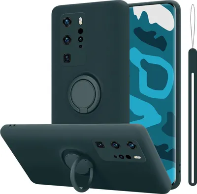Produktbild von Cadorabo Hülle für Huawei P40 PRO / P40 PRO+ Schutz Hülle in Grün Handyhülle TPU Etui Case Cover