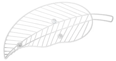 Obrázok produktu pre Omgoods – Miska na ovocie v tvare listu, biela, 41 x 20 x 5 cm