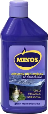 Zdjęcie produktu dla MINOS aktywny płyn do czyszczenia nagrobków 270 ml – połysk i ochrona