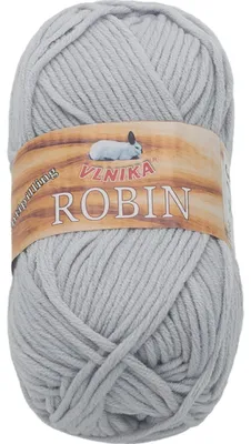 Obrázek produktu pro Příze ROBIN - 100 g, 150 m - Šedá