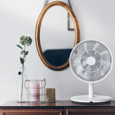 Image de Ventilateur portable avec 26 vitesses et fonction silencieuse pour le sommeil, utilisable comme ventilateur de table ou sur pied