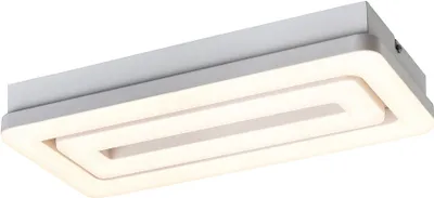 Zdjęcie produktu dla Plafon LED prostokątny Alana biały matowy 40W Ciepła biel 2400lm metal wym:20x41x41cm IP20 Rabalux