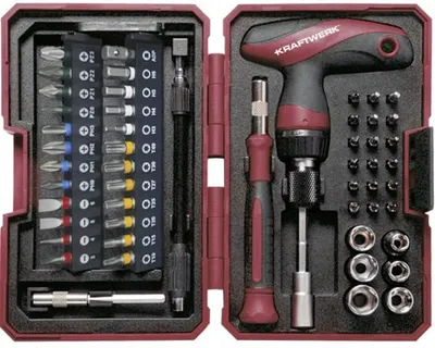 Immagine prodotto di Set di bit da 1/4", 53 pezzi.