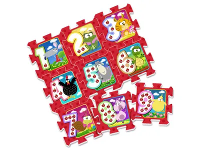 Obrázek produktu pro Pěnová puzzle podložka Animals Numbers ZA3147