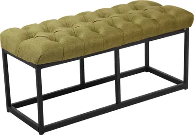 Image de Banc Amun Tissu noir 100 cm