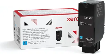 Image de Xerox - Haute capacité - cyan - original - boîte - cartouche de toner - pour VersaLink C625, C625V_DN