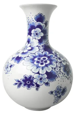 Immagine prodotto di Heinen Delfts Blauw – Vaso piccolo con decorazione floreale