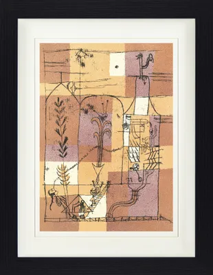 Zdjęcie produktu dla Paul Klee Oprawiony obraz z eleganckim passe-partout | Obrazy ścienne | W ramie obrazu - Scena Hoffmanowska, 1921 (40 x 30 cm)