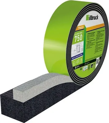 Produktbild von Multifunktionales Dichtband Illbruck illmod trioplex+ TP652, Länge: 6 m, für: Fenster- und Türmontage
