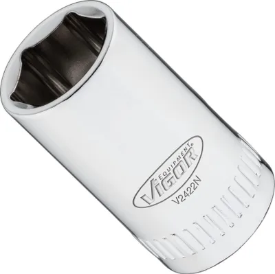 Produktbild von VIGOR Steckschlüsseleinsatz V2422N 1/4" Außen Sechskant Profil SW 10 mm