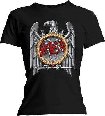 Produktbild von Slayer Silver Eagle Black L Damen T-Shirt