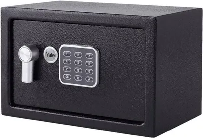 Produktbild von Yale Elektronischer Tresor Medium, YEC/250/DB2, safe mit alarm & Tastenfeld, Schwarz