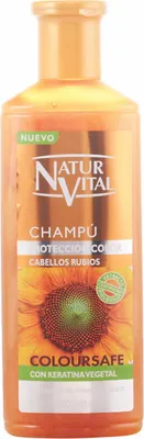 Produktbild von Naturaleza y Vida 8414002740147, 300 ml, Shampoo, Unisex, Blond, Gefärbtes Haar, Blond, Farbschutz, Feuchtigkeitsspendend, Reparatur, Glanz, Weichmachend, Verstärkung