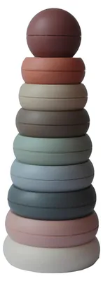 Immagine prodotto di Torre di anelli Mushie Torre di anelli impilabili Torre di anelli impilabili (originale)