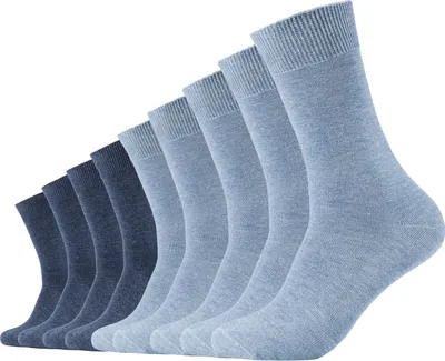 Produktbild von Camano Uni Socken - Comfort Socks, einfarbig, 9er Pack Blau 47-49