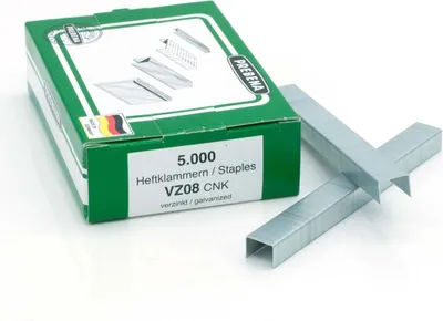 Image de Agrafes PREBENA Agrafes VZ VZ08 CNK 5000 pièces