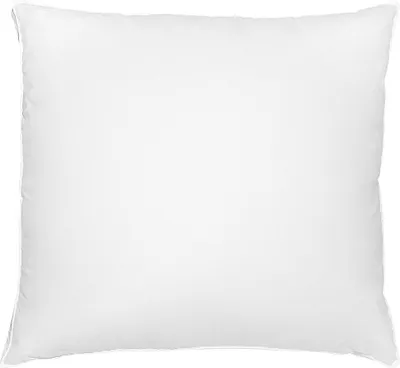 Produktbild von BELIANI Kopfkissen Weiß Japara Baumwolle 80x80 cm Entenfedern / Entendaunen niedrig luftdurchlässig geräuschlos Schlafzimmer Modern