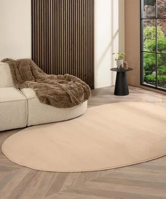 Obrázok produktu pre Uniqoos® koberec Ease Pebble – béžová farba, rozmer 200 × 300 cm, 100% polypropylén, výška vlákien 7 mm, hmotnosť 1250 g/m²