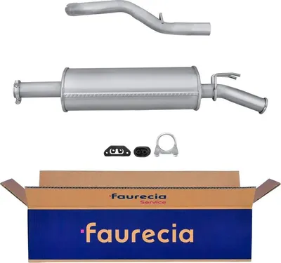 Productafbeelding van HELLA 8LD 366 034-291 Achterdemper voor RENAULT 9 Limousine (L42), uitlaat