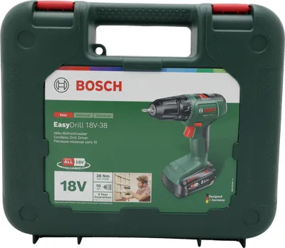 Obrázek produktu pro Bosch EasyDrill 18V-38 0615A5008K Akumulátorová vrtačka 18 V 2,5 Ah Li-Ion včetně akumulátoru vč