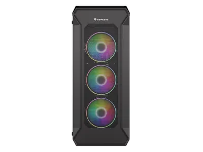 Immagine prodotto di Custodia Genesis IRID 505 ARGB V2 con finestra di visualizzazione nera