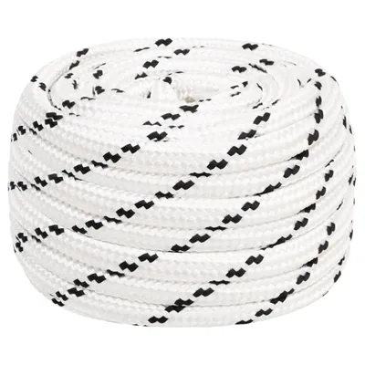 Immagine prodotto di vidaXL Corda da lavoro bianca 16 mm 100 m poliestere