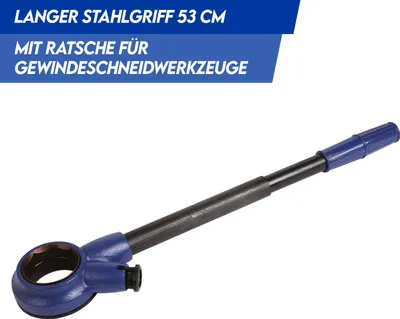 Produktbild von Griff mit Ratsche für Gewindeschneider Rohrschneider Schneidkluppen Schneideisen