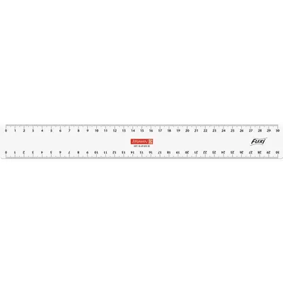 Produktbild von BRUNNEN Lineal 30cm Flexi glasklar 104987030