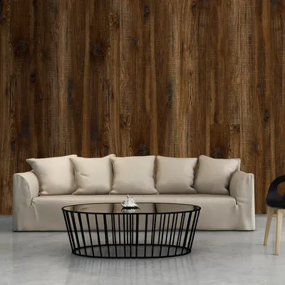 Produktbild von PURO TAPETE - Realistische Tapete ohne Rapport und Versatz 10m Vlies Tapetenrolle Wandtapete modern design Fototapete - Holz f-A-0369-j-b