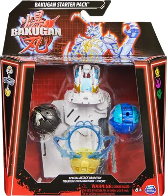 Obrázek produktu pro Bakugan BTB StarterPack 3S1 StarterPk 1 GML, Sada na hraní, 6 rok/roky