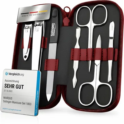 Produktbild von marQus Maniküre-Set 7-teilig – Echtleder-Etui, Solingen