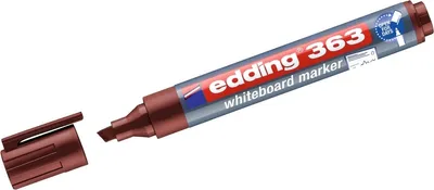 Produktbild von Whiteboardmarker edding 363 nachfüllbar 1-5mm braun Packung mit 10 Stück