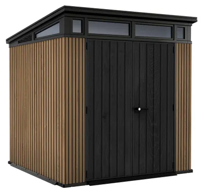 Produktbild von Moorhead - Gartenhaus, 214x218x226h cm Nussbraun
