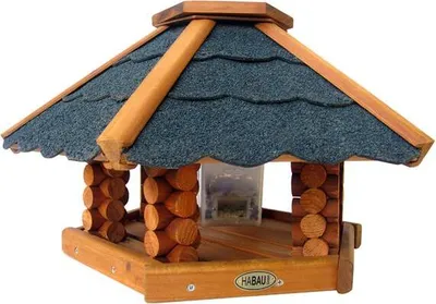 Produktbild von HABAU Vogelhaus "Schweden" mit Silo und Ständer