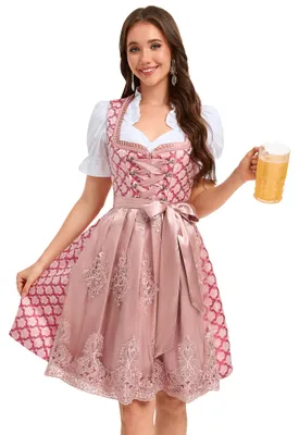 Produktbild von Dirndl 3-teilig mit Blusen & Schš¹rze, edle Tracht fš¹r