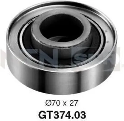 Produktbild von SNR GT374.03 Spannrolle Zahnriemen Ø70mm für HONDA Accord VI Limousine (CK, CG, CH, CF8) PRELUDE V (BB) PRELUDE III (BA) PRELUDE IV (BB)