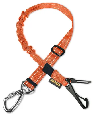 Obrázek produktu pro Bezpečnostní pás pro psy do auta, bungee, s karabinou, oranžová barva, nastavitelný
