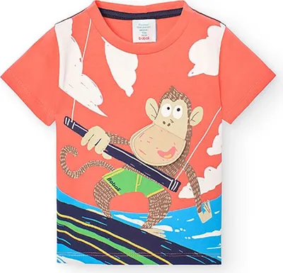 Produktbild von Boboli 308056 Kurzarm-t-shirt Orange 12 Months Junge Orange 12 Months