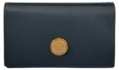 Produktbild von Versace Mini-Kettentasche Stoff und Leder Medusa schwarz