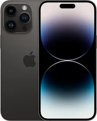 Produktbild von Apple iPhone 14 Pro Max 5G 6GB RAM 256GB Dual-Sim space schwarz