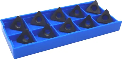 Produktbild von PAULIMOT 10 x HM Wendeschneidplatte für Fräskopf, TPGW160308, TiAlN-beschichtet